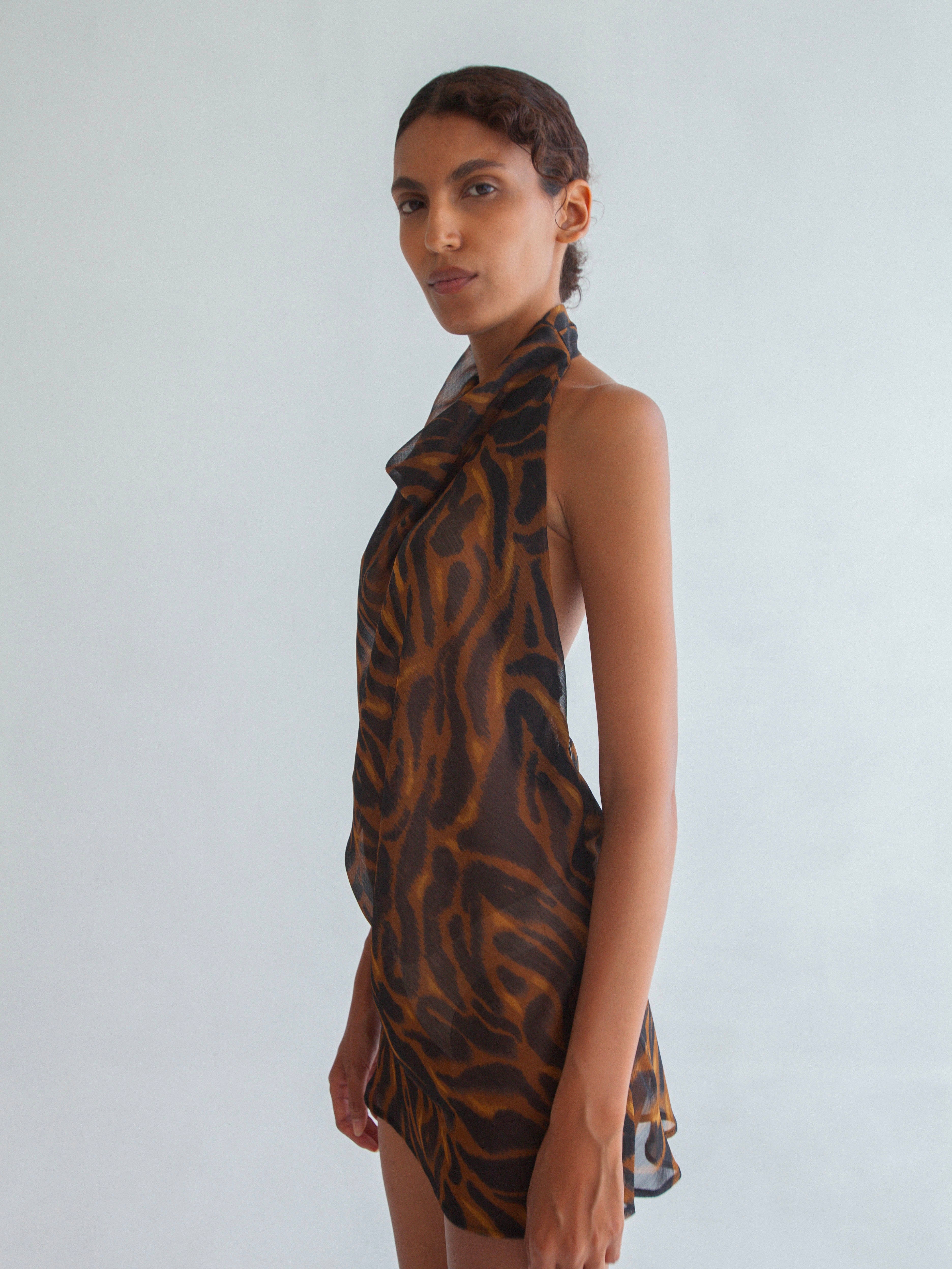 MINI LOREN DRESS JUNGLE PRINT