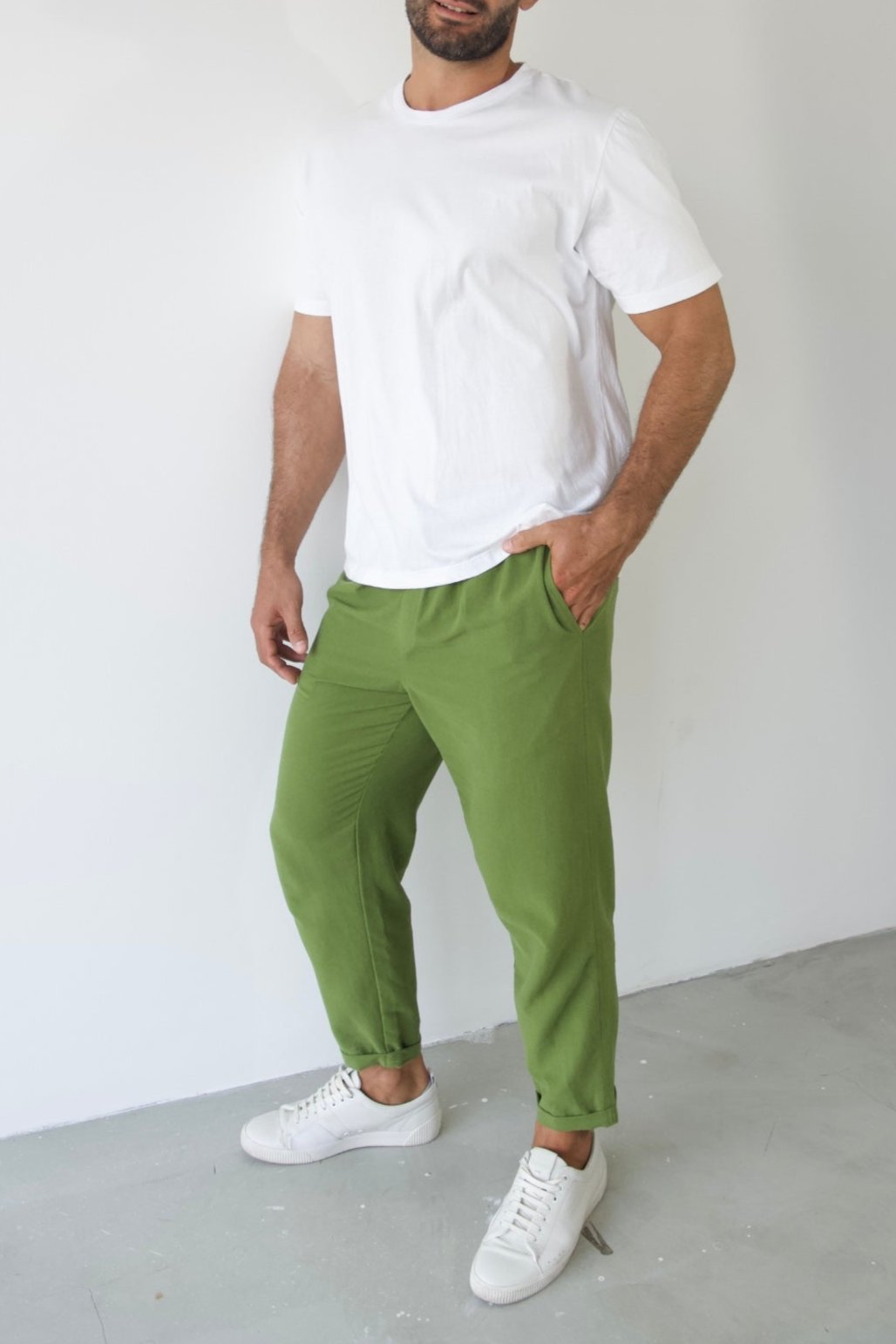 LEON PANTS PISTACHIO