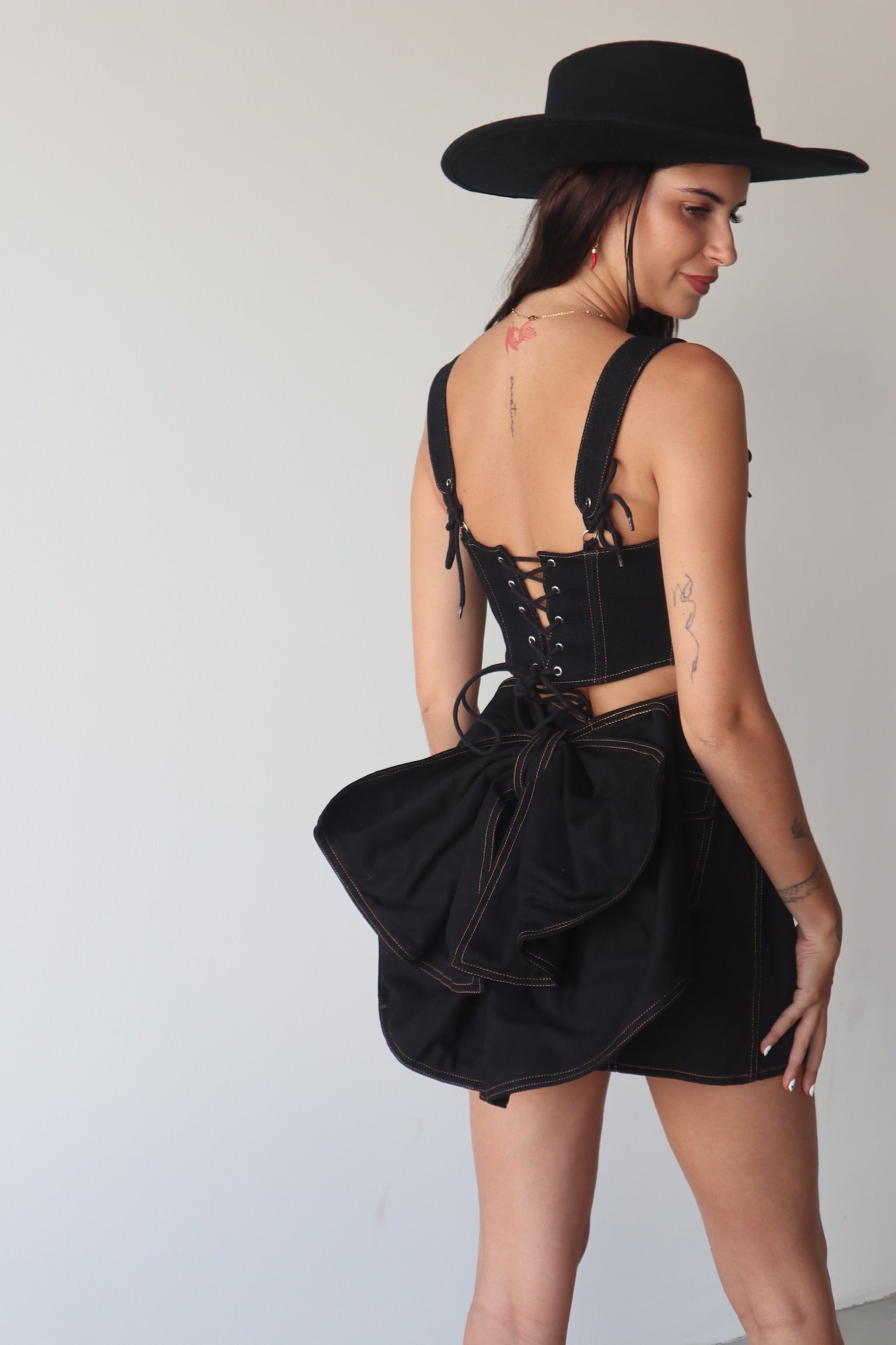 DITA CORSET 2.0 BLACK DENIM