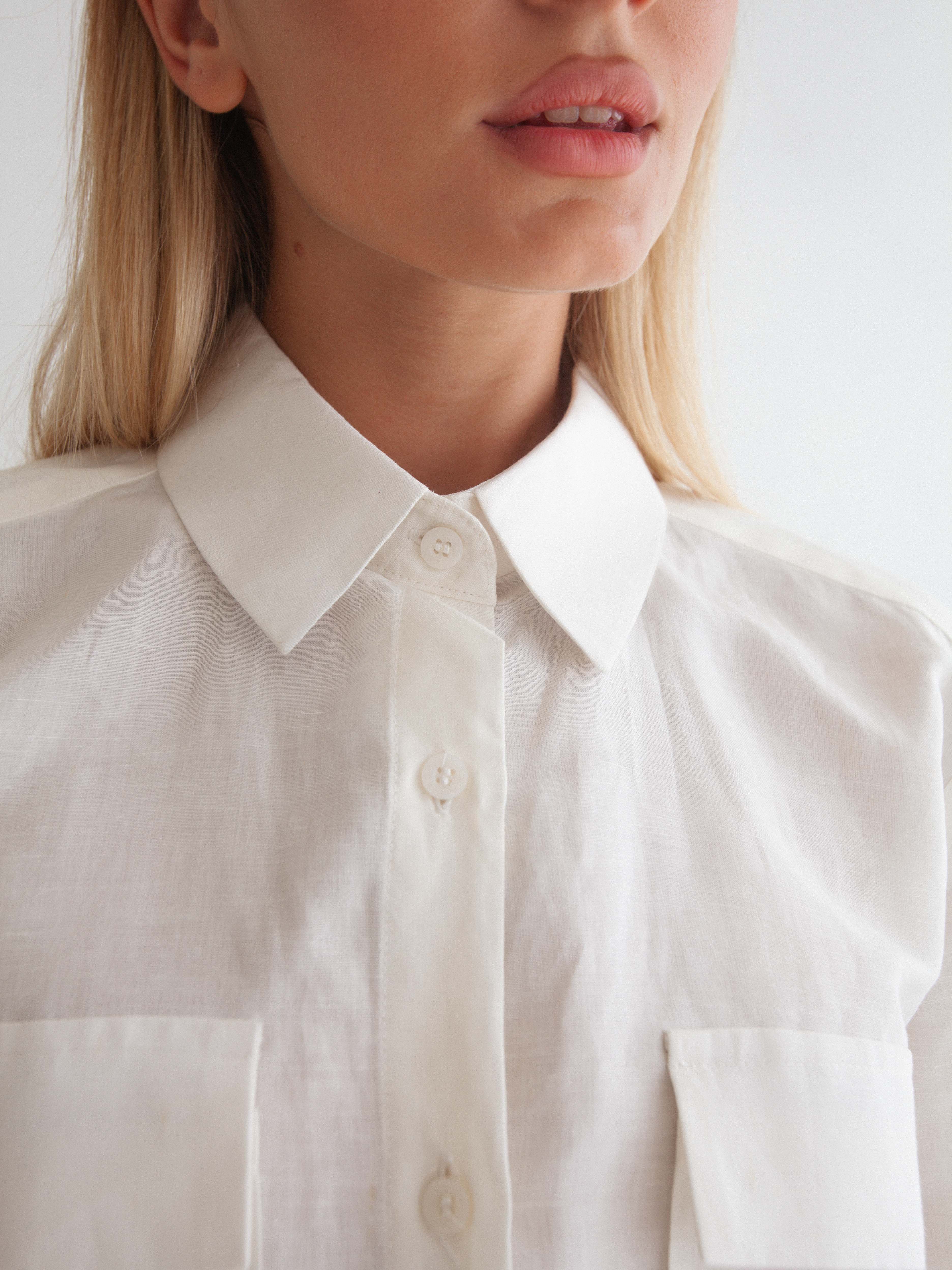 CHLOE SHIRT NATURAL WHITE