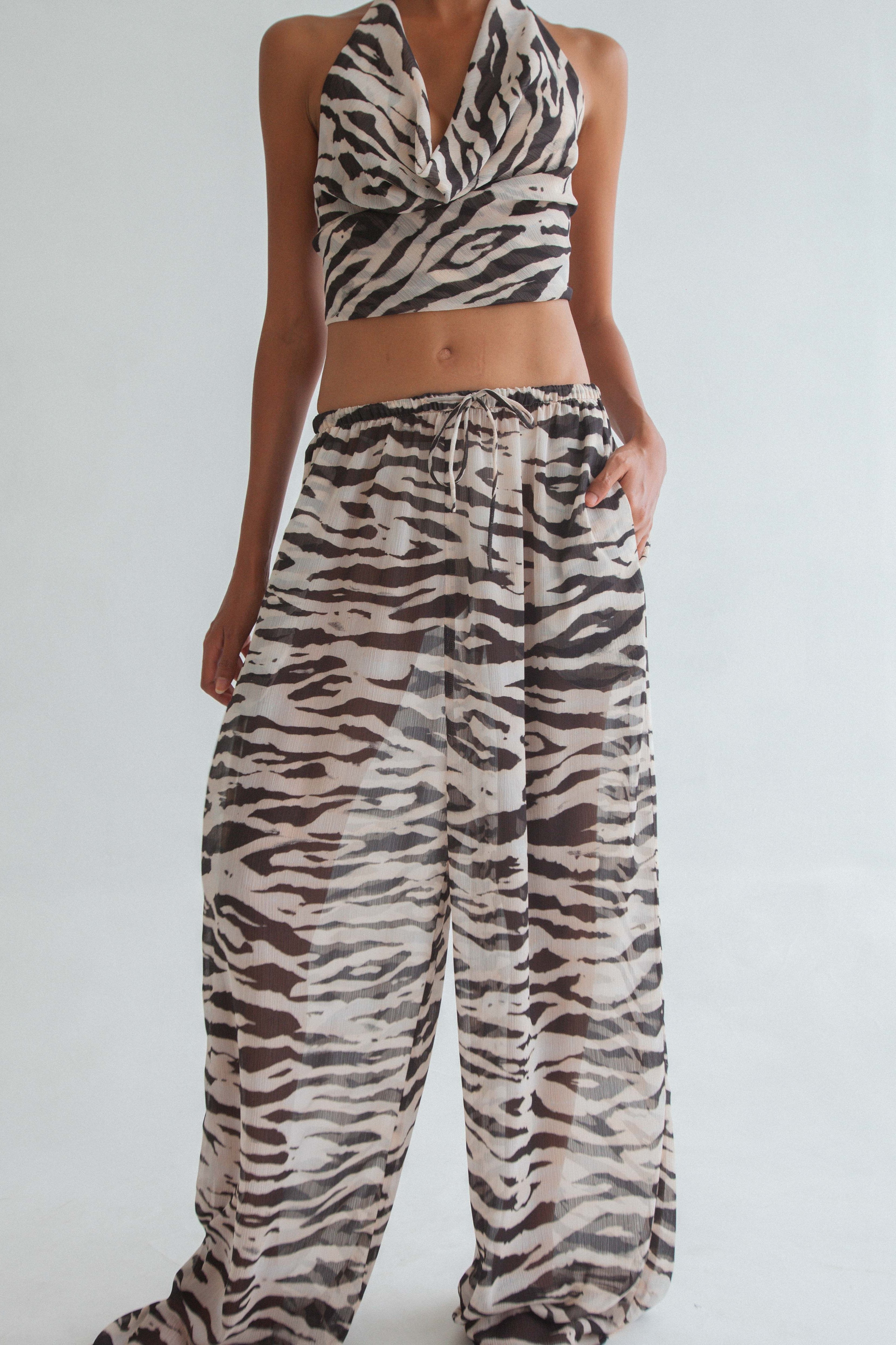 ROSY PANTS VINTAGE ZEBRA