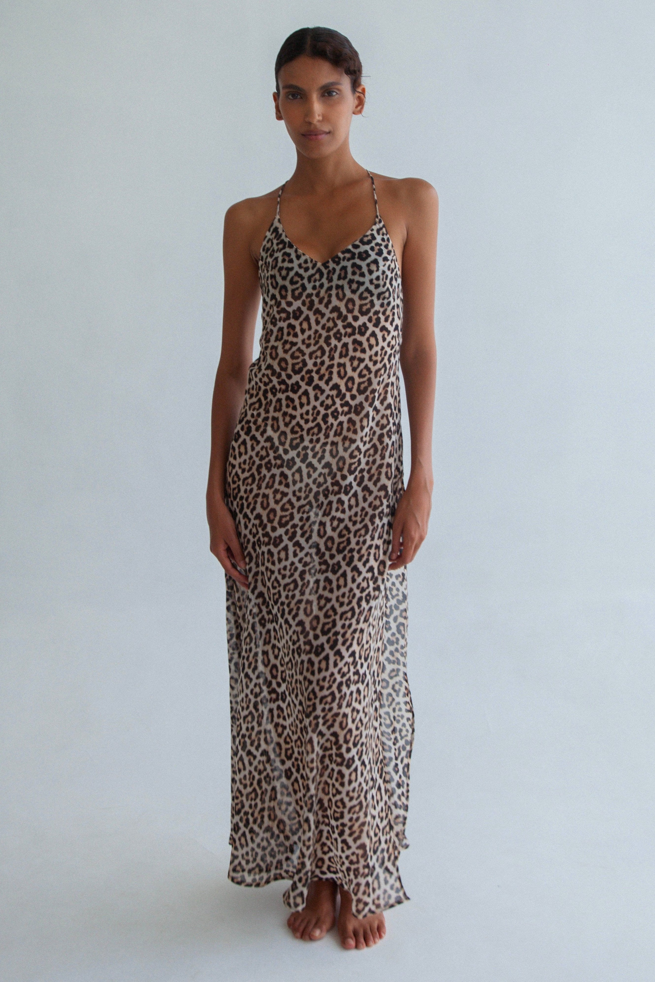 VALENTINE DRESS LEOPARD PRINT