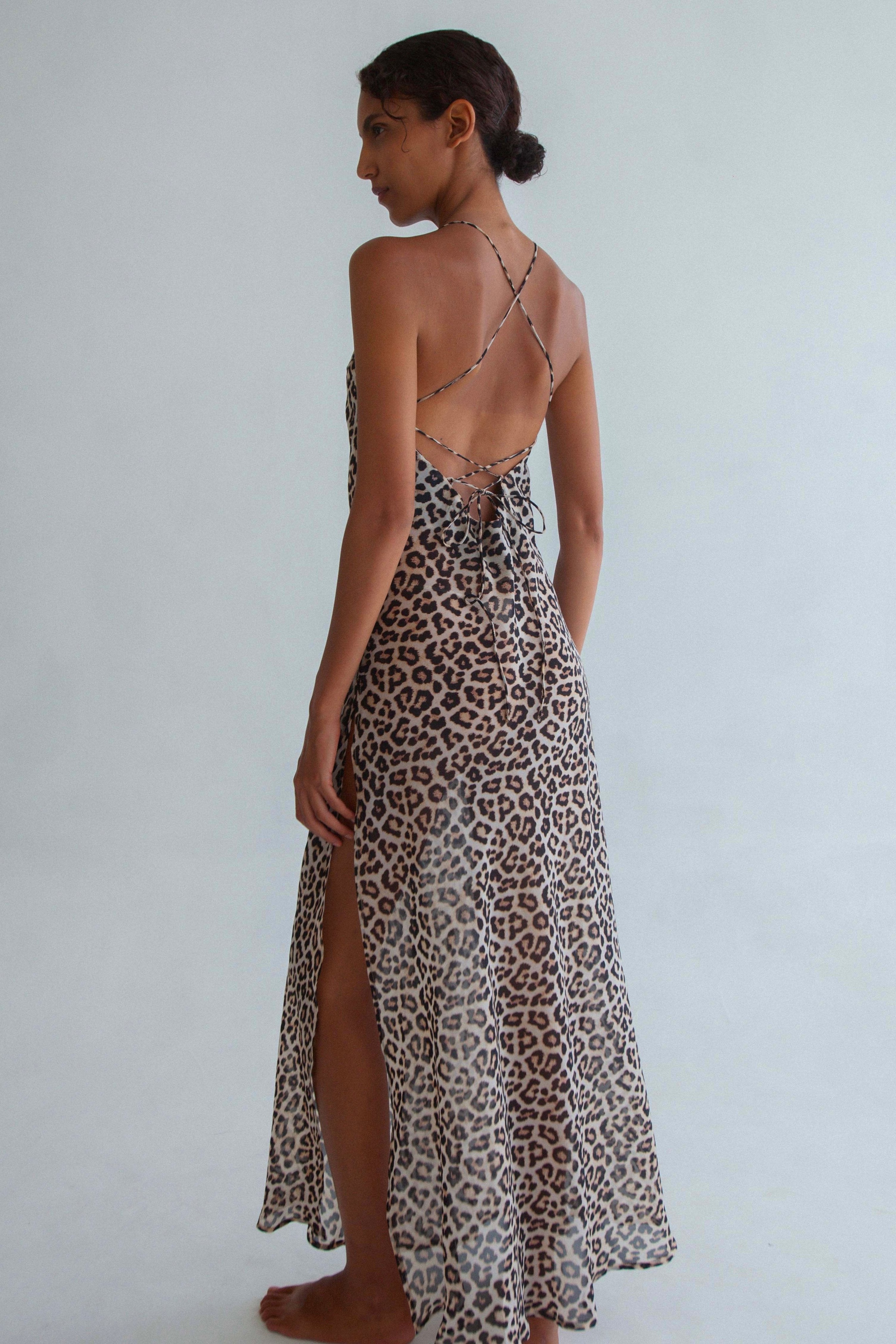 VALENTINE DRESS LEOPARD PRINT