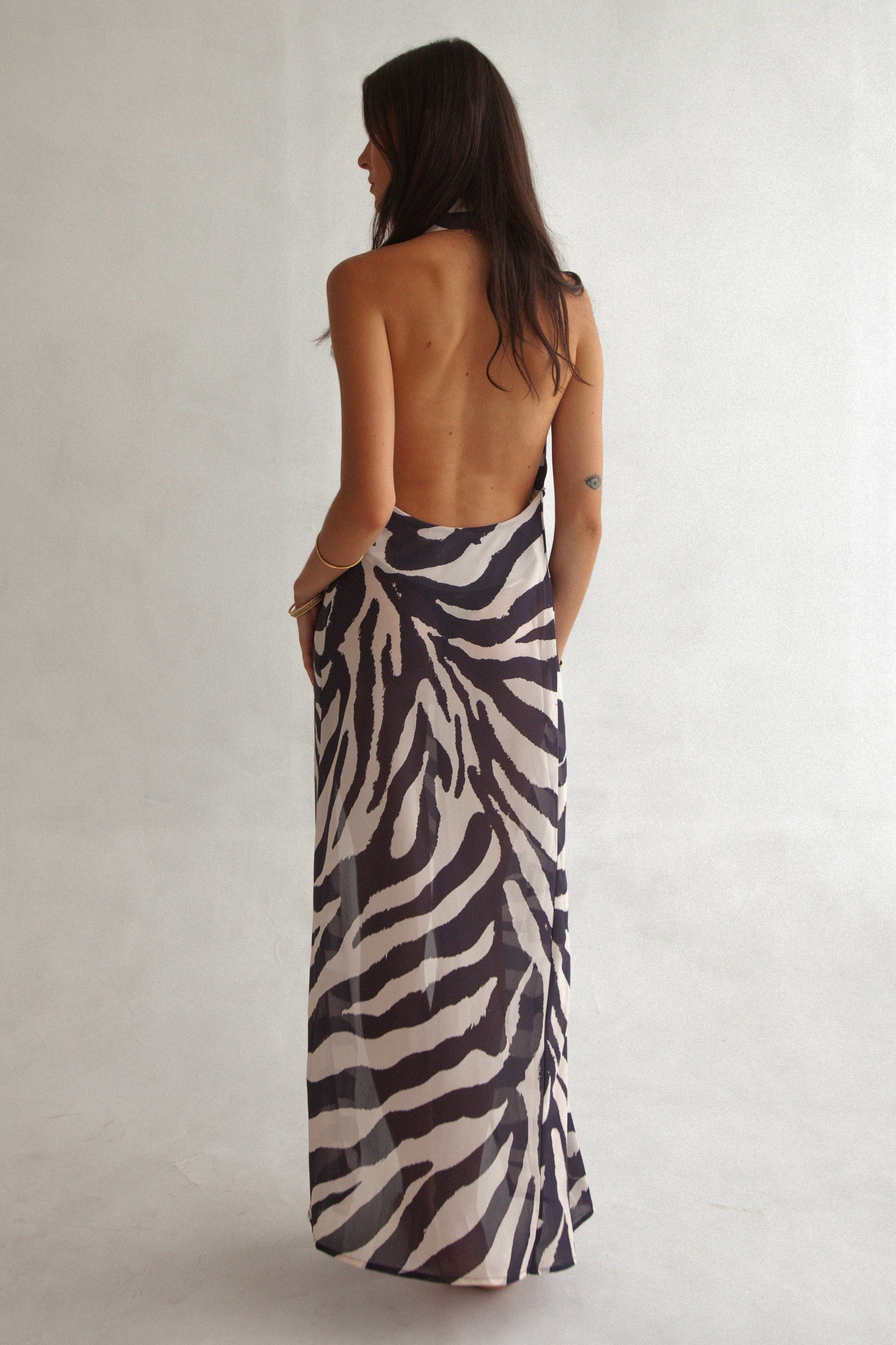 LOREN DRESS X-ZEBRA